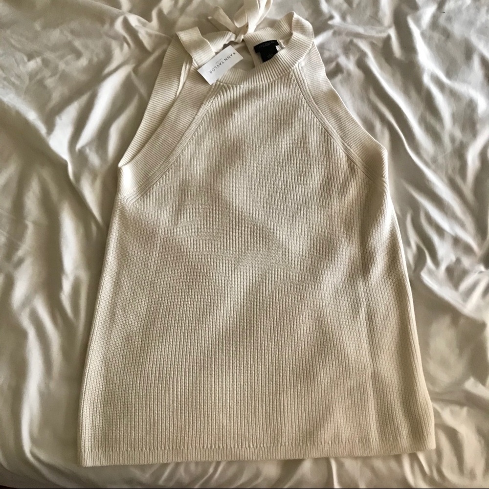 NEW Ann Taylor Factory Knitted Tank Top Large
